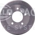 Jeu de 2 tambours de frein HELLA - 8DT 355 301-141
