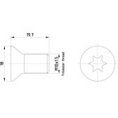 Tornillo, disco de freno HELLA - 8DZ 355 209-111