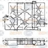 Vase d'expansion, bocal liquide de refroidissement HELLA - 8MA 376 705-371