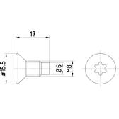 Vis (disque de frein) HELLA - 8DZ 355 209-041