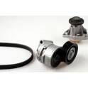 Pompa acqua + Kit cinghia Poly V HEPU - PK03200
