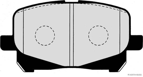 Front brake pad set