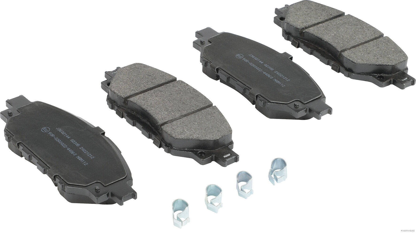 Front brake pad set