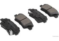 Rear brake pad set
