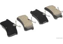 Rear brake pad set