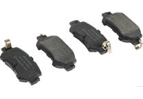 Rear brake pad set