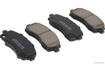 Rear brake pad set