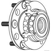 Roulement de roue HERTH+BUSS JAKOPARTS - J4705029