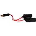 12/24V-Doppelstecker mit Steckdose DIN 12A HTC EQUIPEMENTS - 934016
