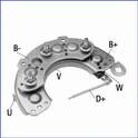 Rectifier, alternator Huco - 139617