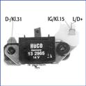 Regulator, alternator Huco - 132965