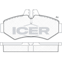 Bromsbelägg bak ICER - 141289