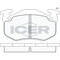Jeu de plaquettes de frein avant ICER - 180723-204