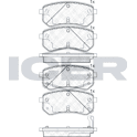 Rear brake pad set ICER - 181710