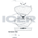Remblokkenset voor ICER - 181035-700