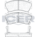 Remblokkenset voor ICER - 181394
