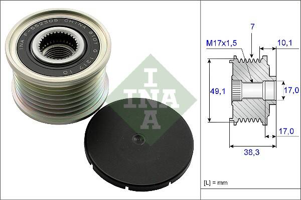 Belt Pulley, alternator