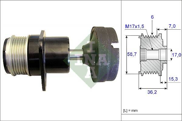 Belt Pulley, alternator