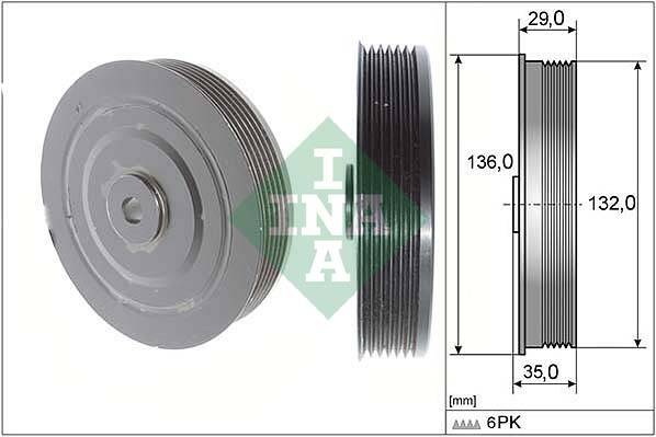 Belt Pulley, crankshaft