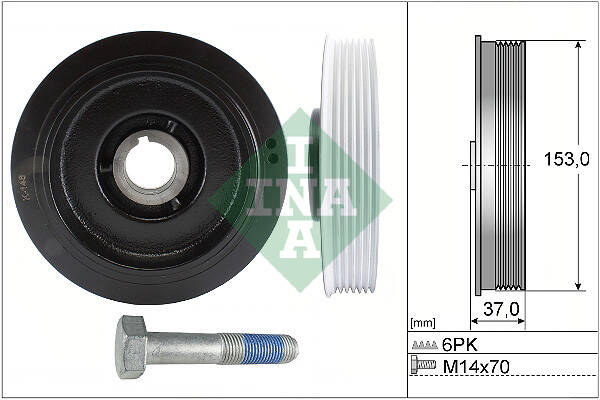 Belt Pulley, crankshaft