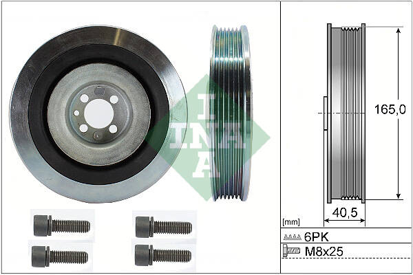 Belt Pulley, crankshaft