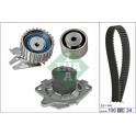 Bomba de água + kit de correia dentada INA - 530 0620 30