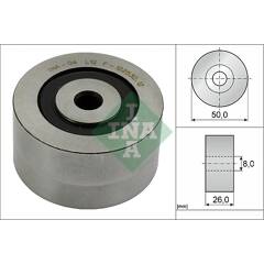 Galet Enrouleur De Courroie INA 532 0367 20 - Poulie Renvoi Pour Renault Master II, Courroie Trapézoïdale - 2