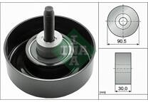 Galet Enrouleur De Courroie D'accessoire SKF – Poulie Renvoi VKM 34107 Avec Monture – Compatible Ford, Saab, Transit