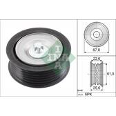 Geleide rol/omdraairol, Poly V-riem INA - 532 0866 10