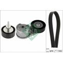 Jogo de correias trapezoidais estriadas INA - 529 0549 10