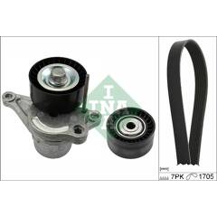 Ina 529 0442 10 - Jeu De Courroies Trapézoïdales à Nervures Pour Ford - Pièces De Qualité OEM