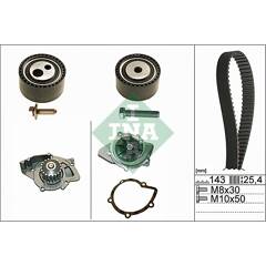 Pompe à Eau + Kit Courroie Distribution INA 530 0449 30 - Compatible Peugeot 407, Citroën C5, Ford, Etc. - Pour Moteurs 2.0 HDi - 8
