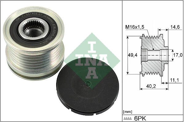 Belt Pulley, alternator