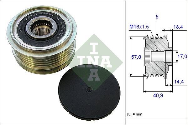 Belt Pulley, alternator