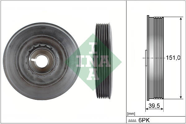 Belt Pulley, crankshaft