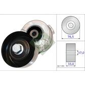 Rolo tensor, correia trapezoidal estriada INA - 534 0341 10