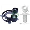 Rolo tensor, correia trapezoidal estriada INA - 534 0814 10