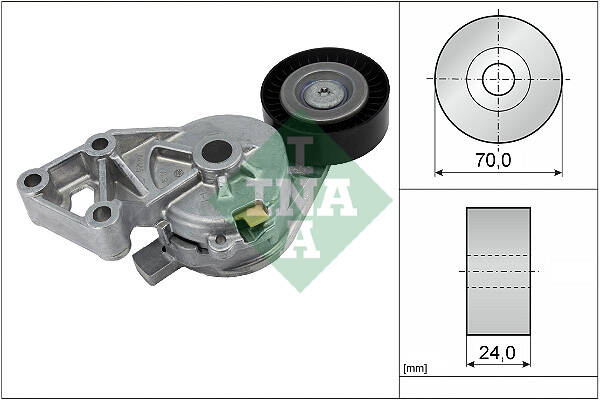 Tensioner Pulley, V-ribbed belt
