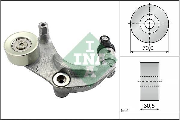 Tensioner Pulley, V-ribbed belt