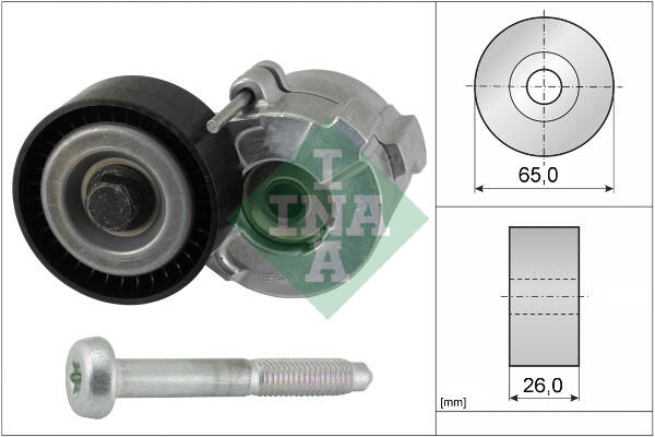 Tensioner Pulley, V-ribbed belt