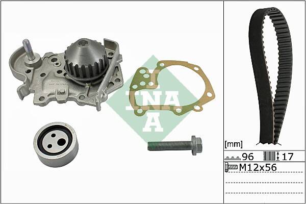 Timing belt kit with water pump
