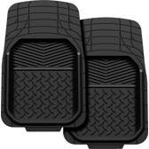 Tapis baquet avant PVC noir découpable - 73x49 cm [x2] INCAR - 929237