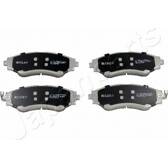 Front brake pad set (4 pcs) JAPANPARTS - PA-W05AF