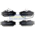Front brake pad set (4 pcs) JAPANPARTS - PA-W08AF