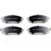 Front brake pad set (4 pcs) JAPANPARTS - PA-W09AF