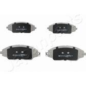 Front brake pad set (4 pcs) JAPANPARTS - PA-W15AF