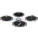 Front brake pad set JAPKO - 500081