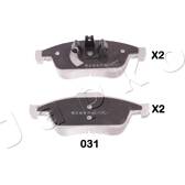 Front brake pad set JAPKO - 50031