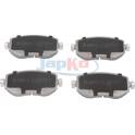 Front brake pad set JAPKO - 500722