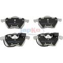 Front brake pad set JAPKO - 500927